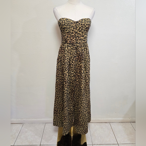 Mara Hoffman Mercedes Dress Black Sage Size 6 - Picture 5 of 10